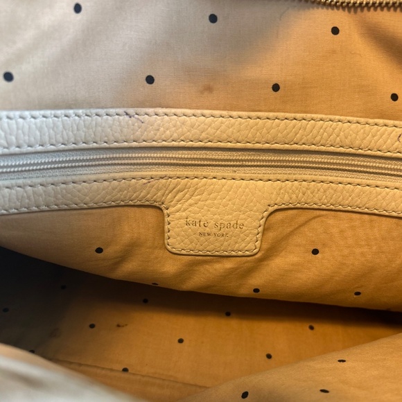 Kate Spade White Genuine Leather Handbag Shoulder Bag - Picture 15 of 16